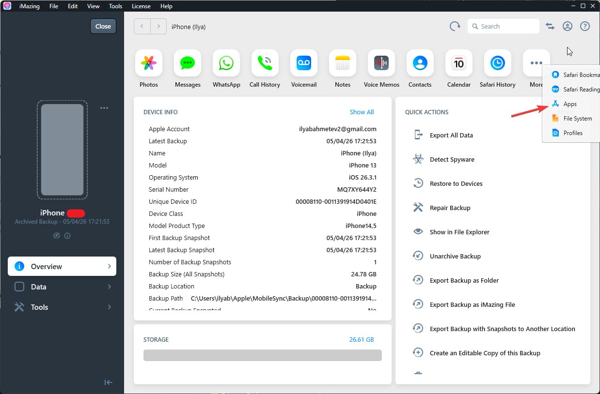 iMazing Apps